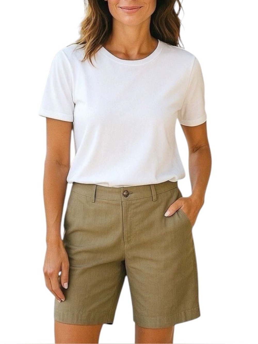Tilley Bermuda Shorts 12” Inseam Lightweight Hiking, Golf or Outdoor Size 6